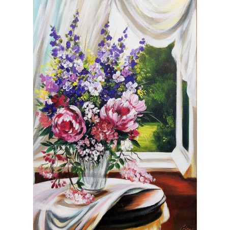  Obraz malowany Poranek 50x70 cm
