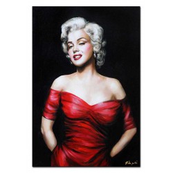  Obraz olejny ręcznie malowany Marilyn Monroe 60x90cm