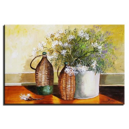  Obraz olejny ręcznie malowany Martwa Natura 60x90cm