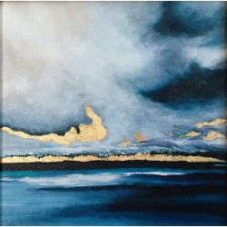  Obraz olejny ręcznie malowany 100x100cm Abstrakcja