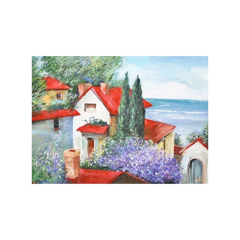  Obraz olejny ręcznie malowany Pejzaż 50x70cm