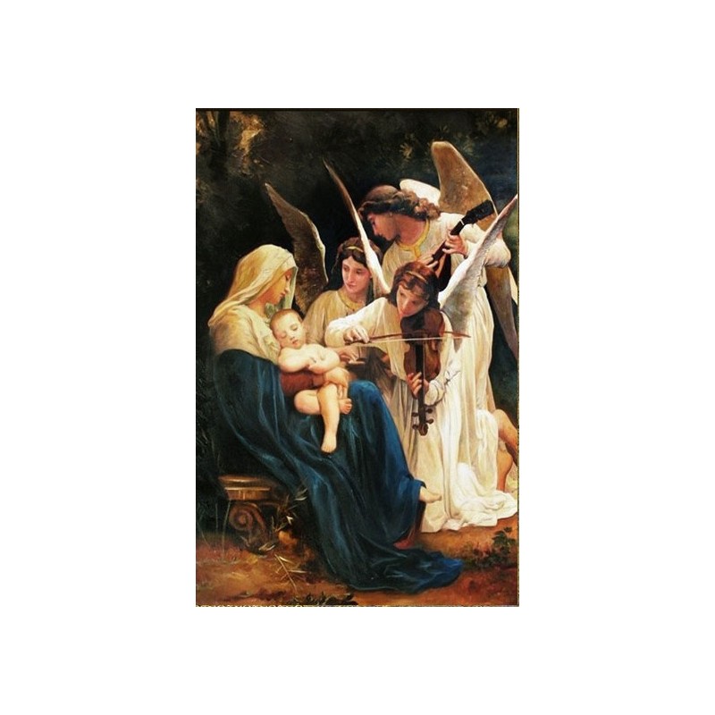  Obraz ręcznie malowany 60x90cm Pieśń Aniołów William Adolphe Bouguereau