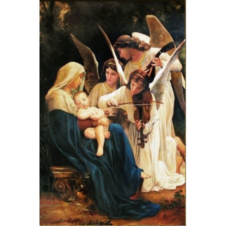  Obraz ręcznie malowany 60x90cm Pieśń Aniołów William Adolphe Bouguereau