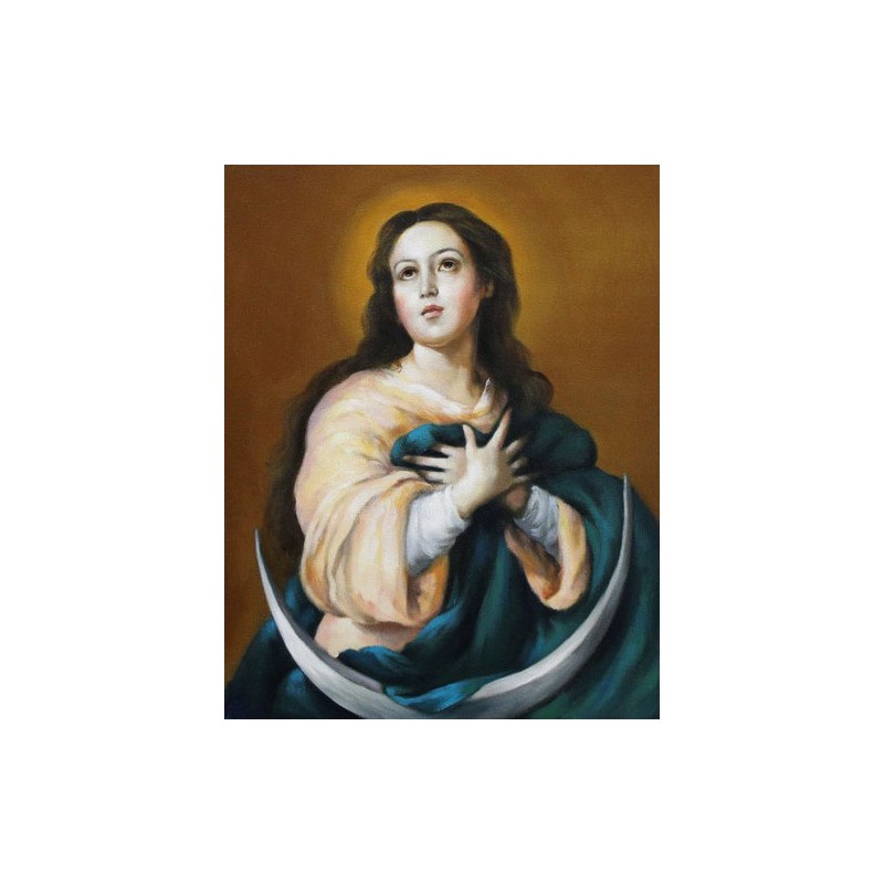  Obraz olejny ręcznie malowany religijny 50x60cm