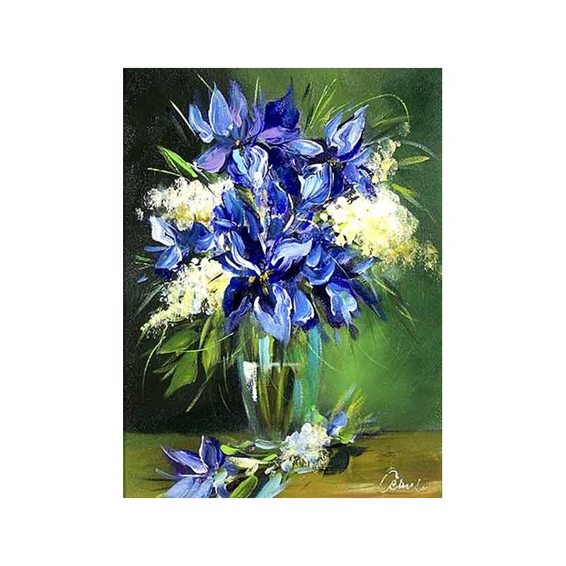  Obraz olejny ręcznie malowany 40x50cm Finezyjny bukiet