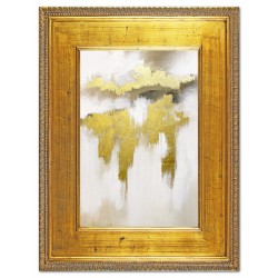  Obraz olejny ręcznie malowany 92x122cm Złoty bizon