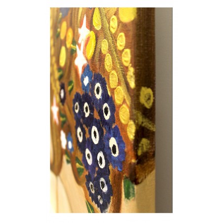  Obraz olejny ręcznie malowany Gustav Klimt Węże wodne kopia 90x90cm