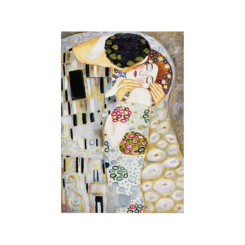  Obraz olejny ręcznie malowany Gustav Klimt Pocałunek 60x90cm