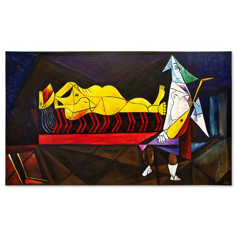 Obraz olejny ręcznie malowany na płótnie 100x170cm Pablo Picasso Świt kopia