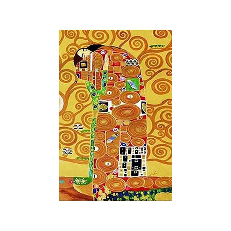  Obraz olejny ręcznie malowany 60x90cm Gustav Klimt Spełnienie