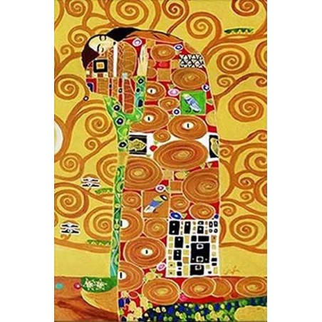  Obraz olejny ręcznie malowany 60x90cm Gustav Klimt Spełnienie