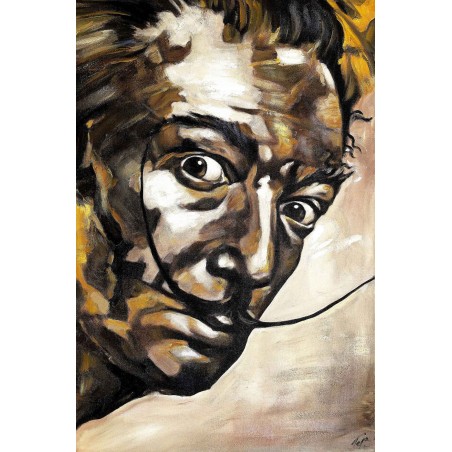  Obraz olejny ręcznie malowany 60x90 cm Salvador Dali Autoportret