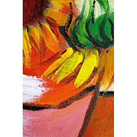  Obraz olejny ręcznie malowany Vincent van Gogh Słoneczniki 50x60cm