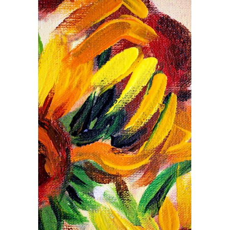  Obraz olejny ręcznie malowany Vincent van Gogh Słoneczniki 50x60cm