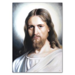  Obraz olejny ręcznie malowany 60x90cm Jezus Chrystus