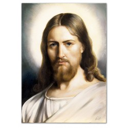  Obraz olejny ręcznie malowany 60x90cm Jezus Chrystus