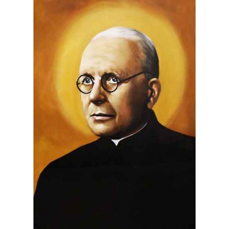  Obraz ręcznie malowany 50x70cm Święty ksiądz Sopoćko
