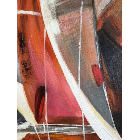 Obraz olejny ręcznie malowany 80x120cm Jacht