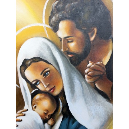  Obraz Świętej Rodziny na ślub 30x40 cm malowany na płótnie