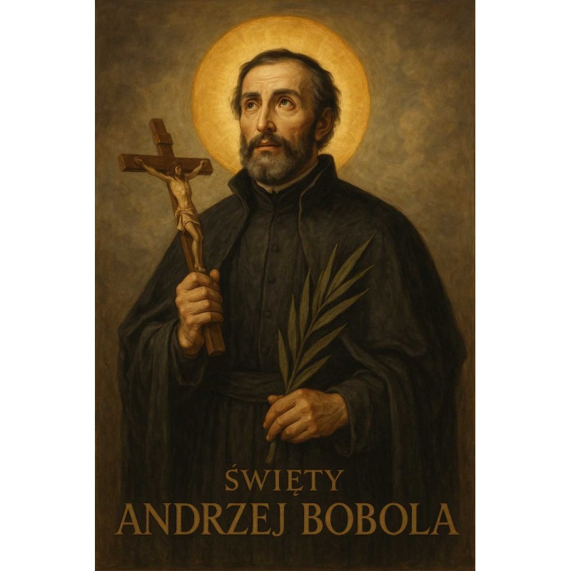  Obraz na płótnie 40x60 cm święty Andrzej Bobola