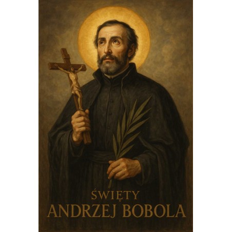  Obraz na płótnie 40x60 cm święty Andrzej Bobola