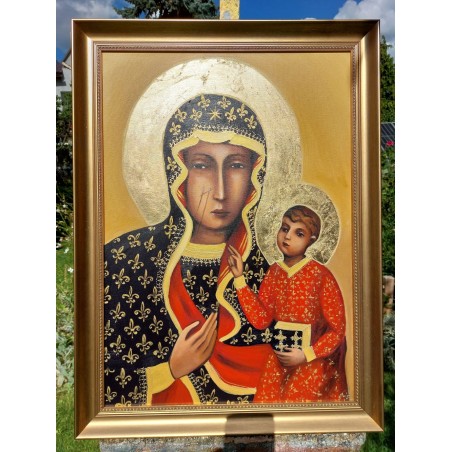  Drewniana rama do obrazu 6cm D9160zwi złota