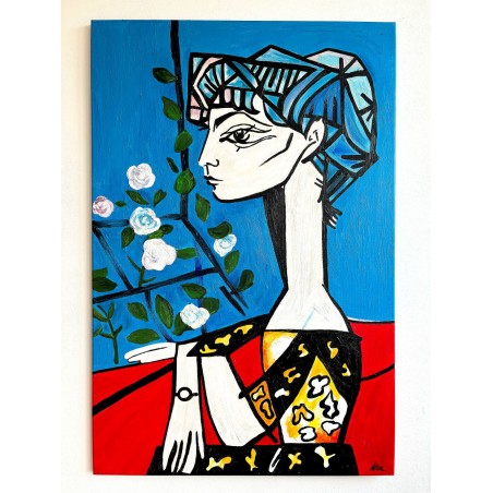  Obraz Pablo Picasso Jacqueline malowany 50x70cm
