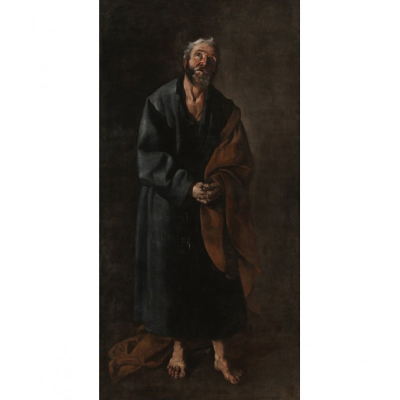  Obraz ręcznie malowany na płótnie 60x130cm El Greco Święty Piotr