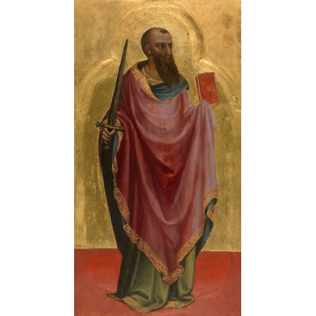  Obraz ręcznie malowany na płótnie 80x160cm Święty Paweł