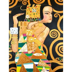  Obraz ręcznie malowany Gustav Klimt Drzewo życia 130x100cmx3 Tryptyk