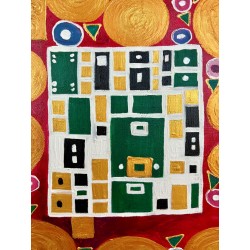  Obraz ręcznie malowany Gustav Klimt Drzewo życia