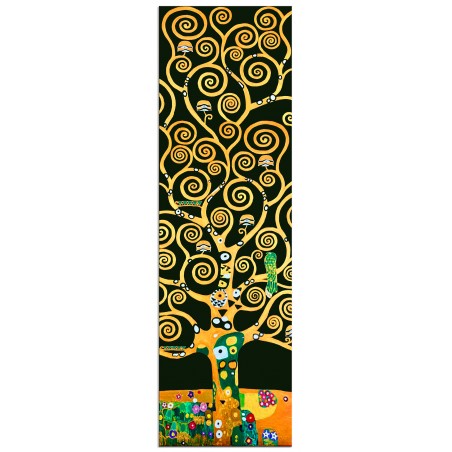  Obraz ręcznie malowany Gustav Klimt Drzewo życia 50x150cm