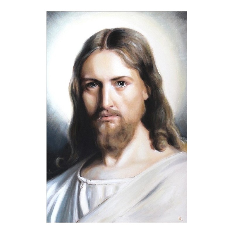  Obraz ręcznie malowany 60x90cm Jezus Chrystus
