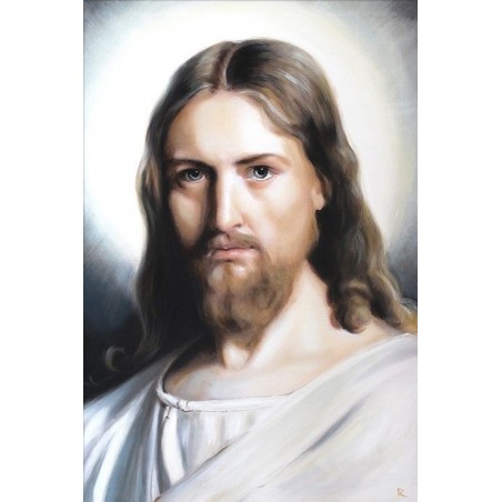  Obraz ręcznie malowany 60x90cm Jezus Chrystus