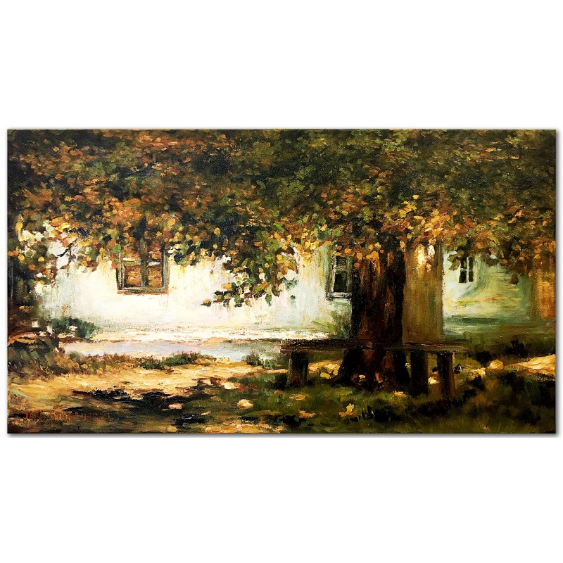  Obraz Jana Stanisławskiego Pejzaż wiejski 90x160cm ręcznie malowany