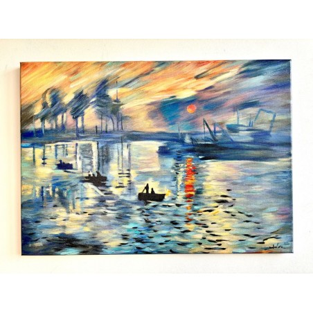  Obraz ręcznie malowany Claude Monet Wschód słońca 50x70cm
