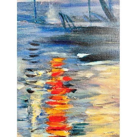  Obraz ręcznie malowany Claude Monet Wschód słońca 50x70cm