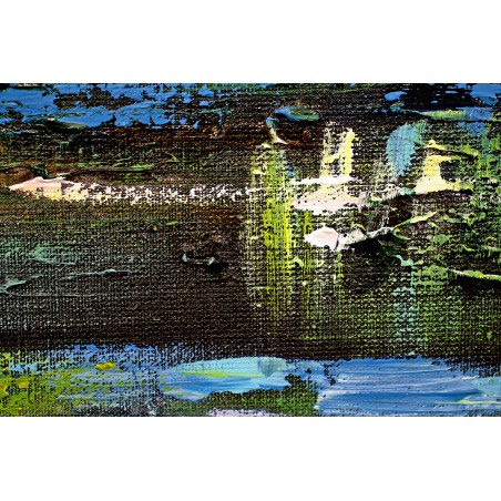 Obraz olejny ręcznie malowany Japoński mostek II 60x90cm
