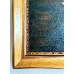  Drewniana rama do obrazu 6cm D9160zwi złota
