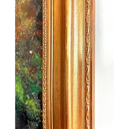  Drewniana rama do obrazu 6cm D9160zwi złota