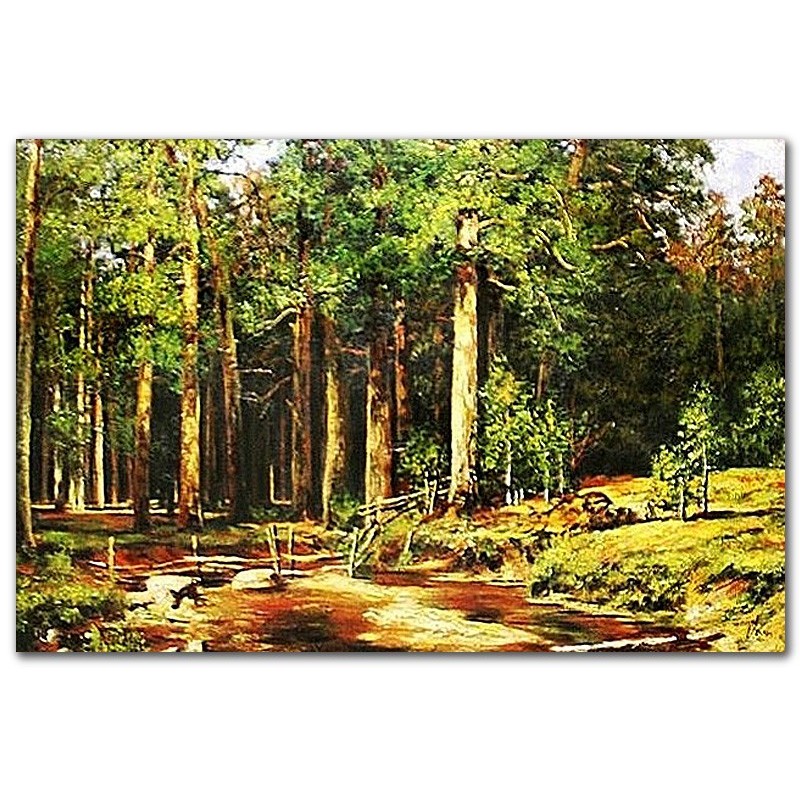  Obraz ręcznie malowany Iwan Iwanowisz Szyszkin 60x90cm