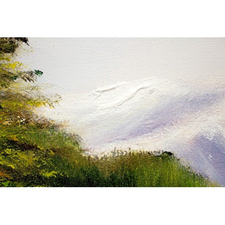 Obraz olejny ręcznie malowany 60x90cm Krajobraz