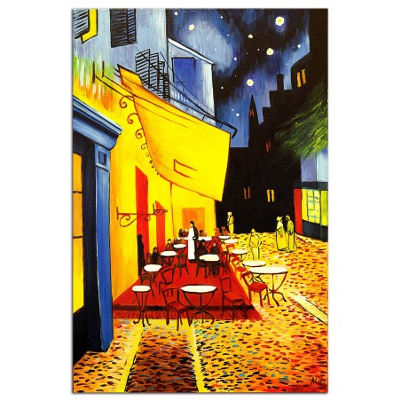  Obraz olejny ręcznie malowany Vincent van Gogh Nocna kawiarnia 120x180cm
