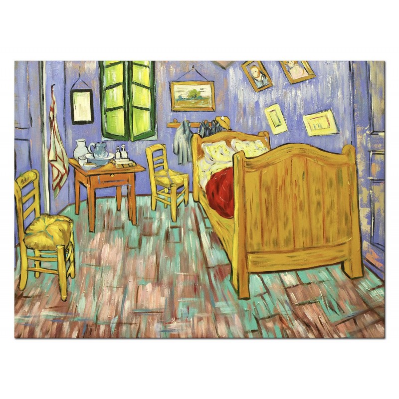 Obraz olejny ręcznie malowany 50x70cm Vincent van Gogh Pokój van Gogha w Arles