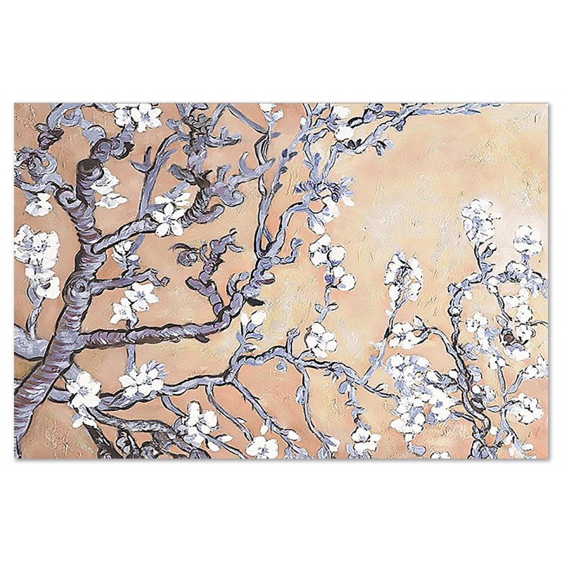 Obraz olejny ręcznie malowany 80x120cm Vincent van Gogh Kwitnący Migdałowiec