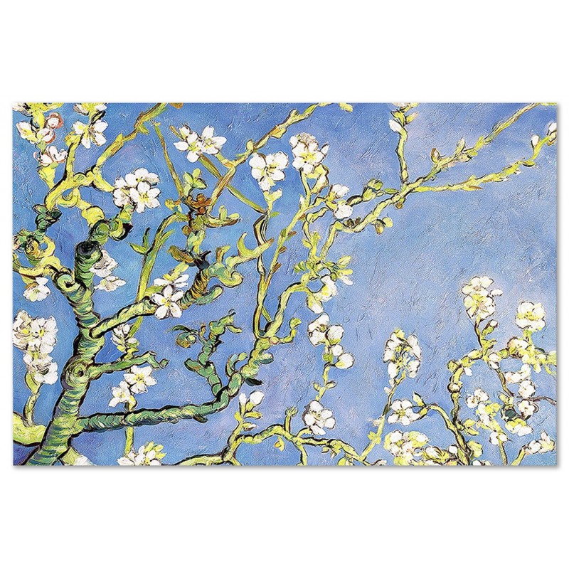 Obraz olejny ręcznie malowany 80x120cm Vincent van Gogh Kwitnący Migdałowiec