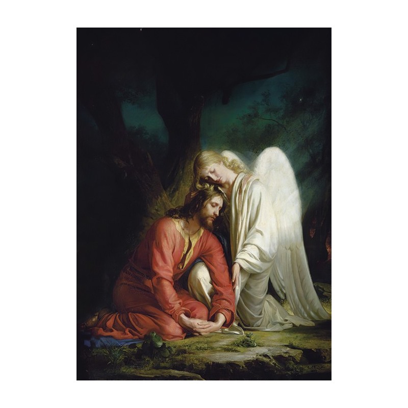  Obraz na płótnie 50x70cm Carl Bloch Chrystus w Getsemani