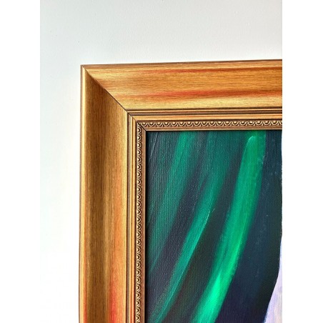 Obraz ręcznie malowany 62x62 cm Anioł Stróż Domu w ramie D9160zwi