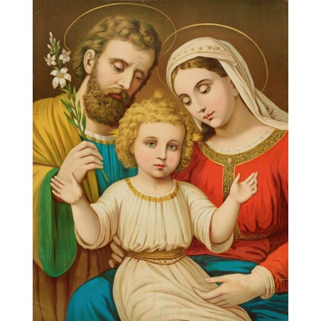  Obraz ręcznie malowany 60x90 cm Święta Rodzina