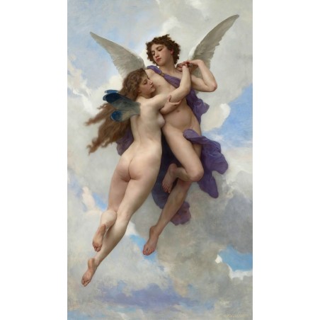  Obraz na płótnie 40x70 cm William Bouguereau Miłość i Psyche